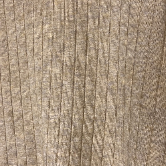 Vintage Trader Bay Large Merino Wool Blend Crewneck Pullover Knit Sweater Tan - Picture 3 of 4